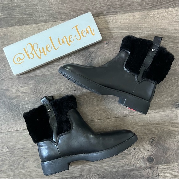 Fitflop Mimie Leather Booties Nwot 